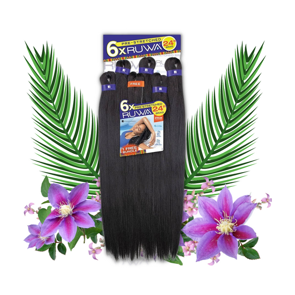 RUWA 3X PRE-STRETCHED BRAID 24″  Braiding Hair - Miss A Beauty Supply